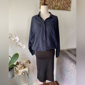 Diesel shirt dress with fitter skirt